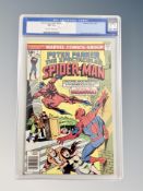 Marvel Comics : Peter Parker The Spectacular Spider-Man issue 1, CGC Universal Grade 9.2, slabbed.