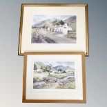 Two limited edition prints after Judy Boyes, signed and numbered in margin.
