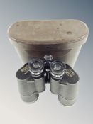 A pair of Hans Weiss deluxe triple tested 20 x 50 binoculars in case
