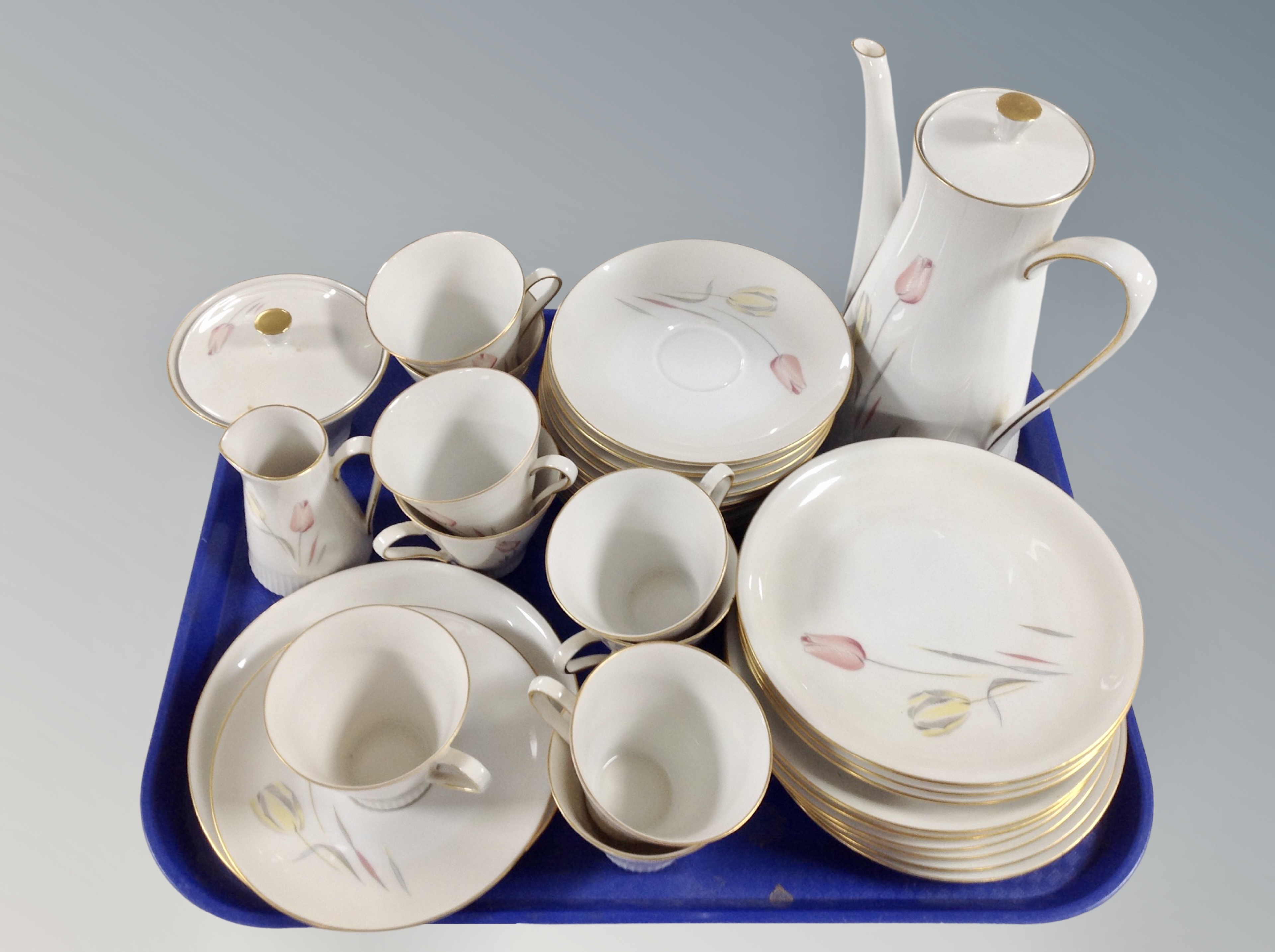 34 pieces of Bavarian Eschenbach tea china.