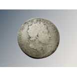 A George III silver crown 1812