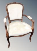 A pair of continental carved chairs