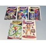 Marvel Comics : The Amazing Spider-Man issues 44, 47, 49, 71 (12¢ covers), 75 (15¢ cover),