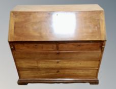 A 19th century mahogany fall fronted bureau,