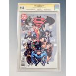 DC Comics : Superman / Batman issue 5, signed by Jeph Loeb, CGC Signature Series Grade 9.8, slabbed.