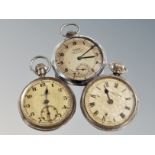 A Ciro Senior pocket watch and two further pocket watches