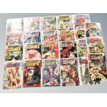 23 vintage and later Marvel Sub-Mariner comics to include issues 4,7, 8,