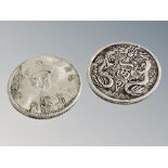 Two Chinese coins