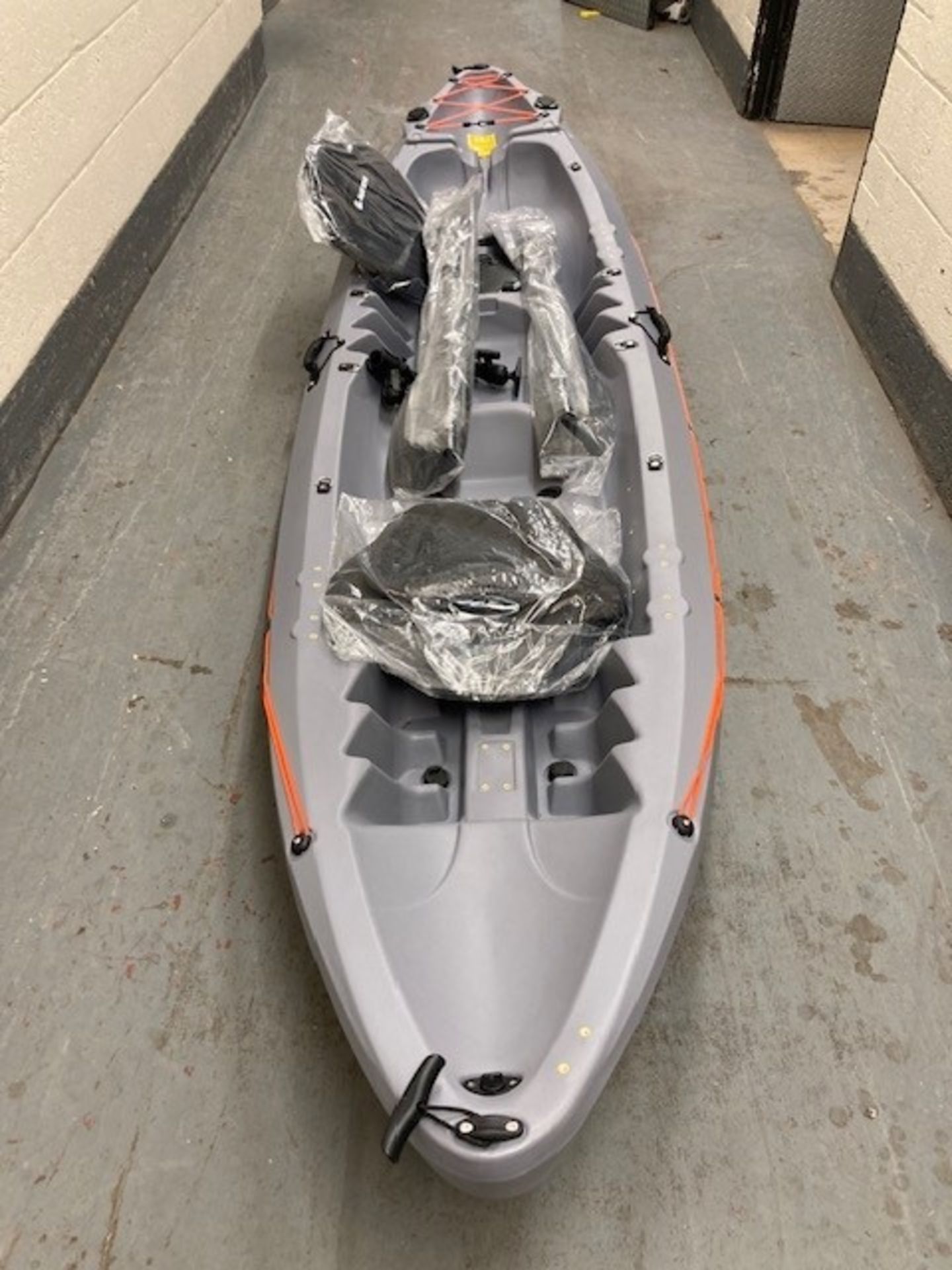 A Galaxy Kayak model KP-NY01-G (graphite), length 370 cm.