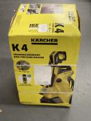A Karcher K4 high pressure washer,