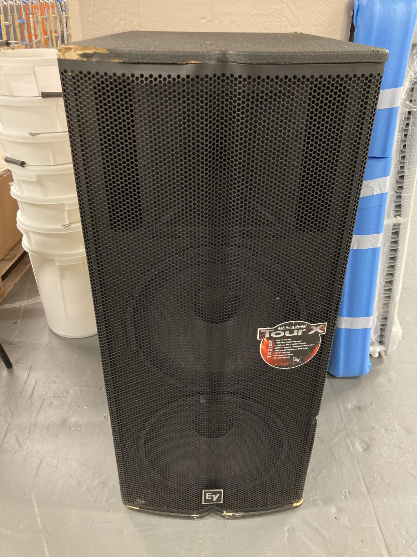 An Electro-Voice Tour X model TX2152 floor standing speaker CONDITION REPORT: