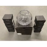 An Orrefors Swedish Crystal vase, in retail box,