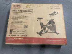 A Body Sculpture Pro Racing bike, 18kg fly wheel,