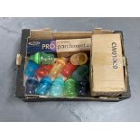 A box of non stick baking parchment, Tommy Tippee baby bottles,