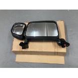 A boxed wing mirror for a commercial vehicle