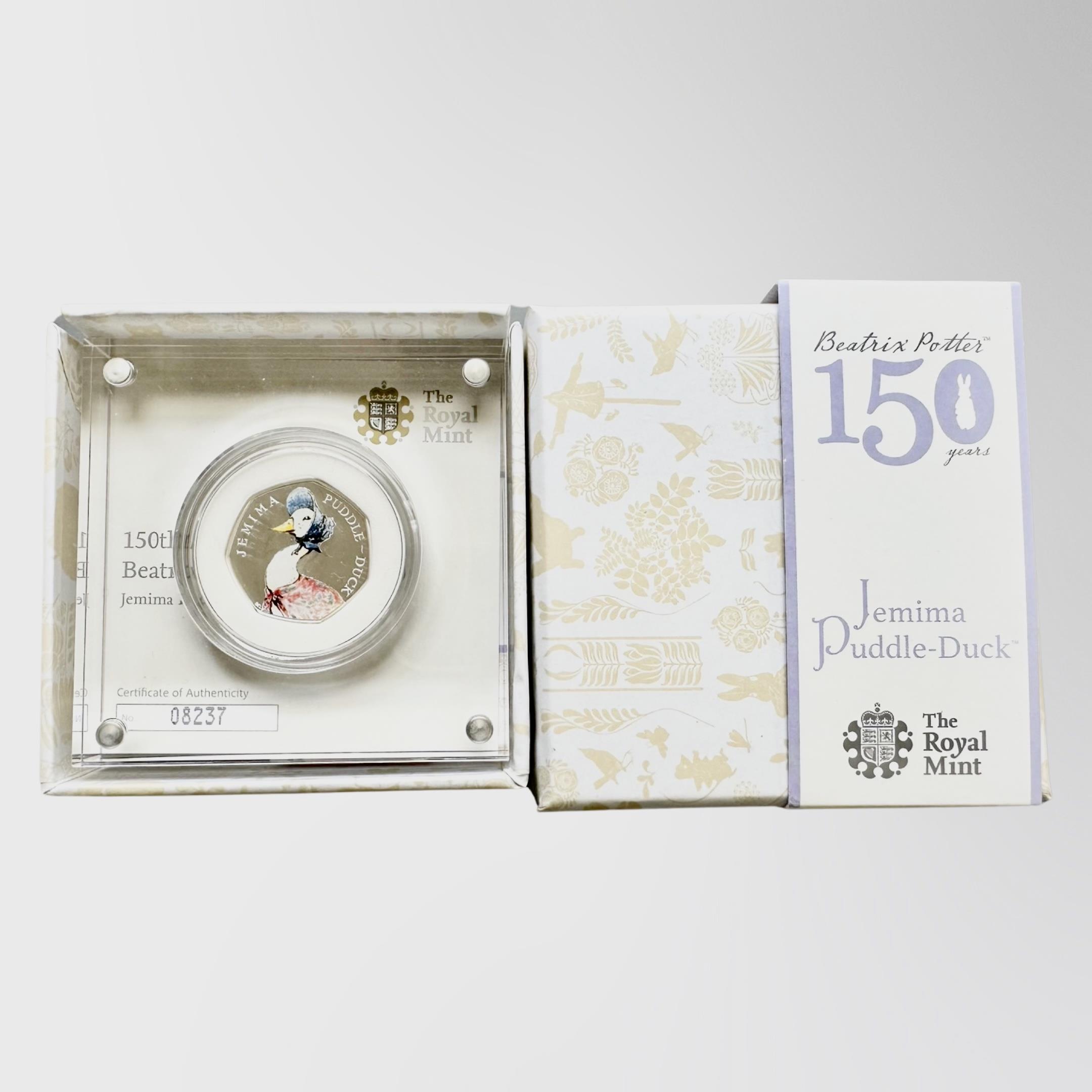 The Royal Mint : Beatrix Potter 150th Anniversary - Jemima Puddle-Duck,