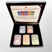 Collectology : The Signed Panto Silver 50p Capsule Edition Set,