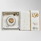 The Royal Mint : Beatrix Potter 150th Anniversary - Squirrel Nutkin, 2016 UK 50p Silver Proof Coin,