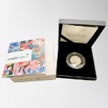 The Royal Mint : Team GB, Tokyo 2020 Olympics held in 2021, 2021 UK 50 Pence Silver Proof Coin,
