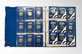 Westminster : Royal Air Force - A collection of sixty medals, in the shape of 50p coins,