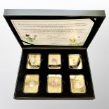 Beatrix Potter : The World of Peter Rabbit Gold-Plated Ingot Collection,