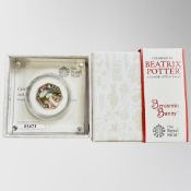 The Royal Mint : Beatrix Potter - Benjamin Bunny, 2017 UK 50p Silver Proof Coin, with papers, boxed.