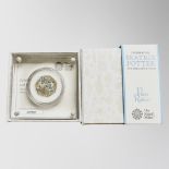 The Royal Mint : Beatrix Potter - Peter Rabbit, 2018 UK 50p Silver Proof Coin, with papers, boxed.