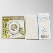 The Royal Mint : Beatrix Potter - Peter Rabbit, 2020 UK 50p Silver Proof Coin, with papers, boxed.