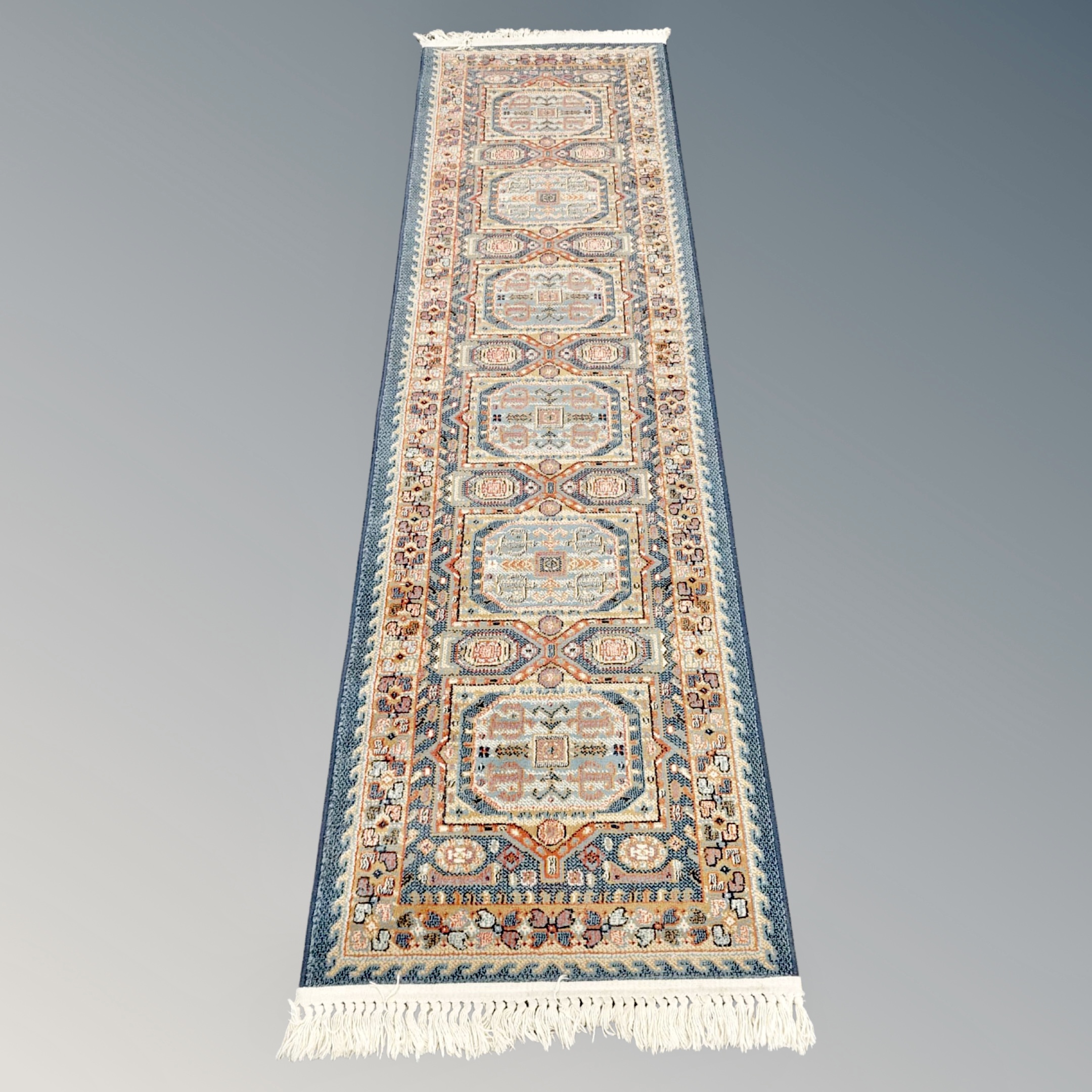 A machine made Eastern design runner,