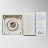 The Royal Mint : Beatrix Potter - Peter Rabbit, 2018 UK 50p Silver Proof Coin, with papers, boxed.