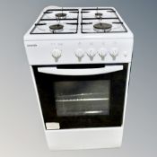 A Beko four burner gas cooker