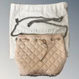 A Stella McCartney small studded bucket bag, 24 cm x 20 cm x 10 cm,