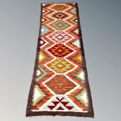 A Maimana kilim runner,