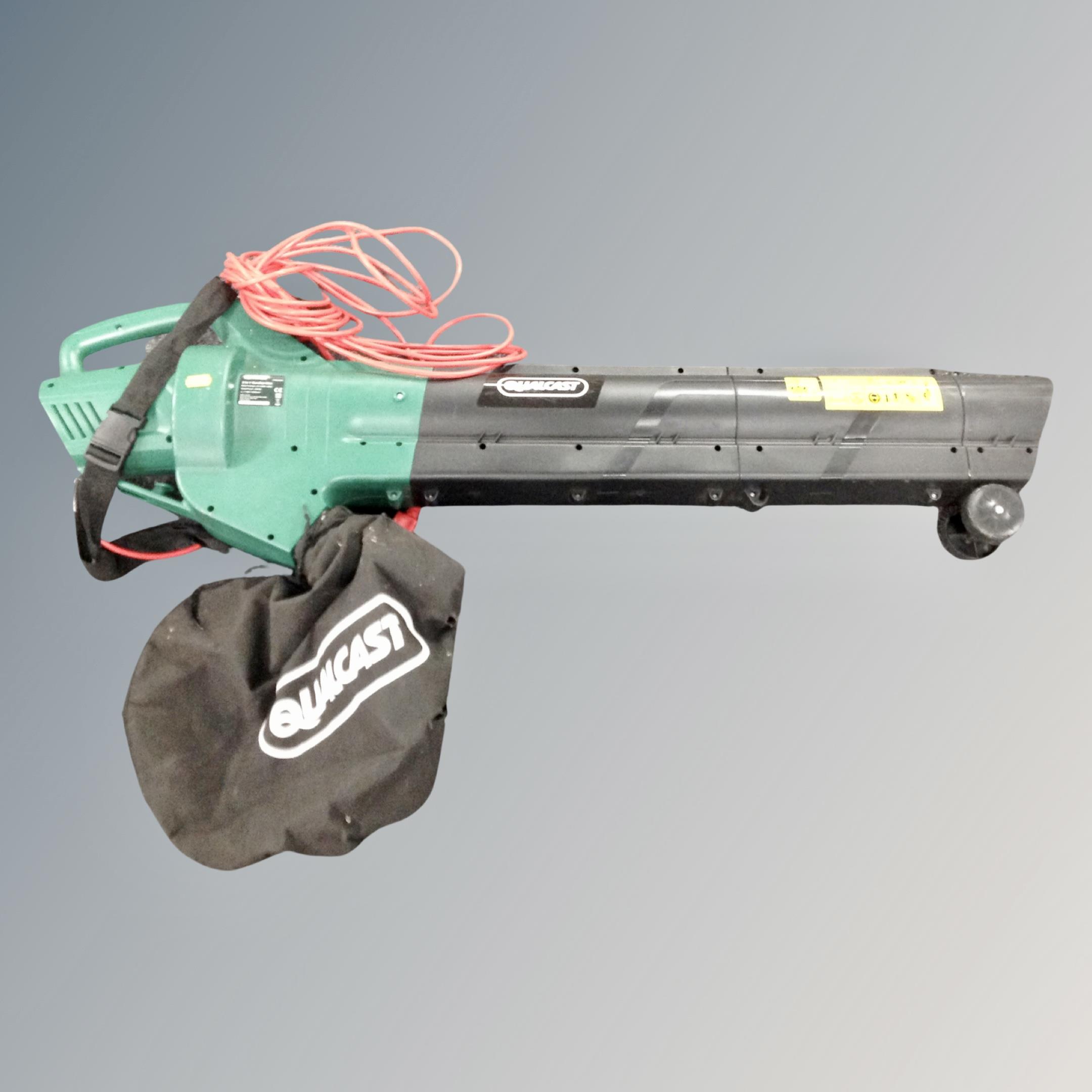 A Qualcast garden vacuum