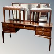 A Stag Minstrel five drawer dressing table,
