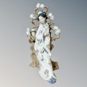 A Lladro figure of a Geisha,
