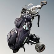 A Terrain electric golf cart,