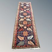 A Caucasian runner of geometric design,