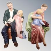 Two Royal Doulton figures,