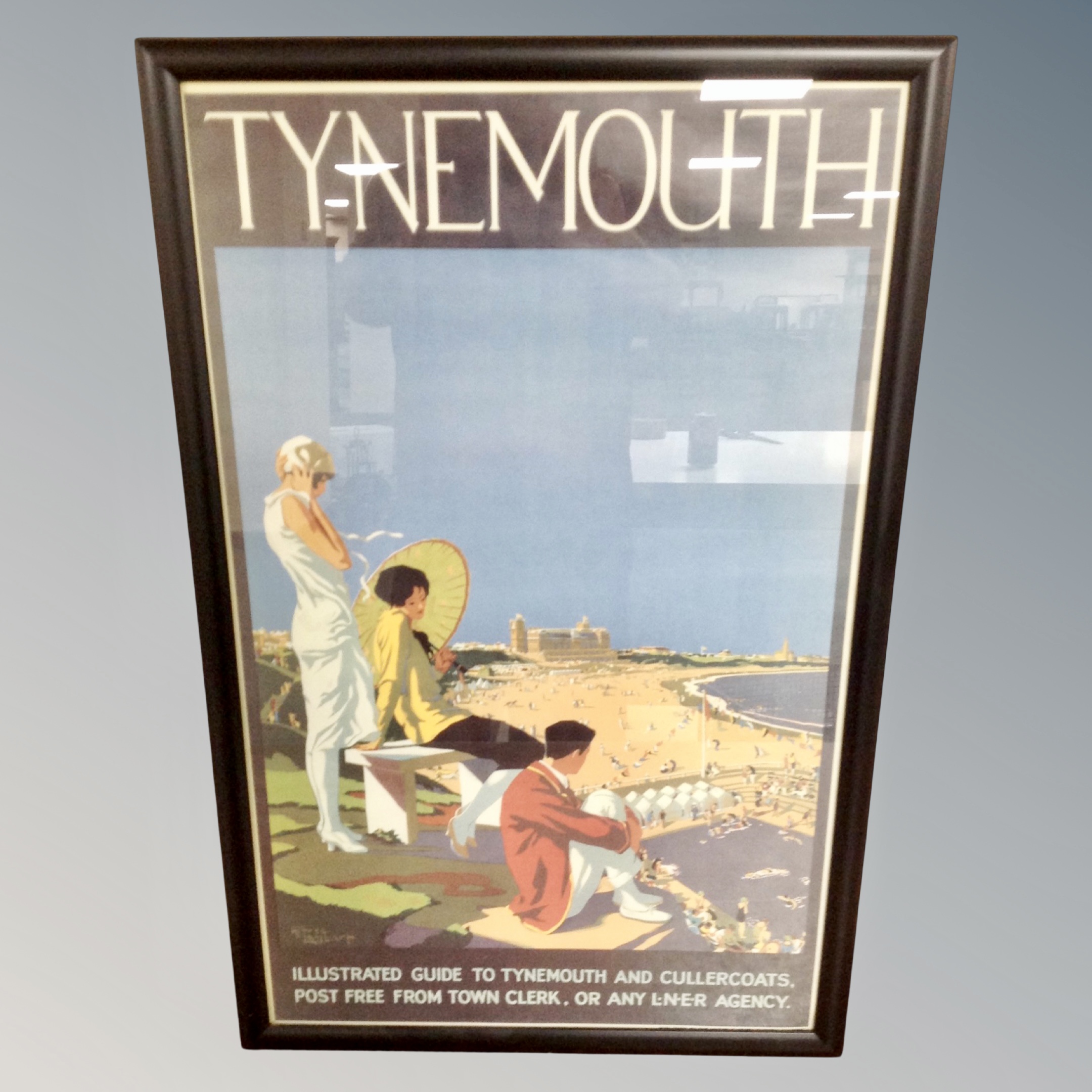 A reproduction Tynemouth railway poster