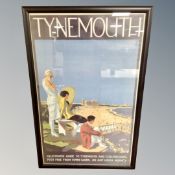 A reproduction Tynemouth railway poster