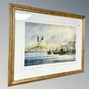 Alan Reed : Castle Moil, Isle of Skye, watercolour, 50 cm x 32 cm.