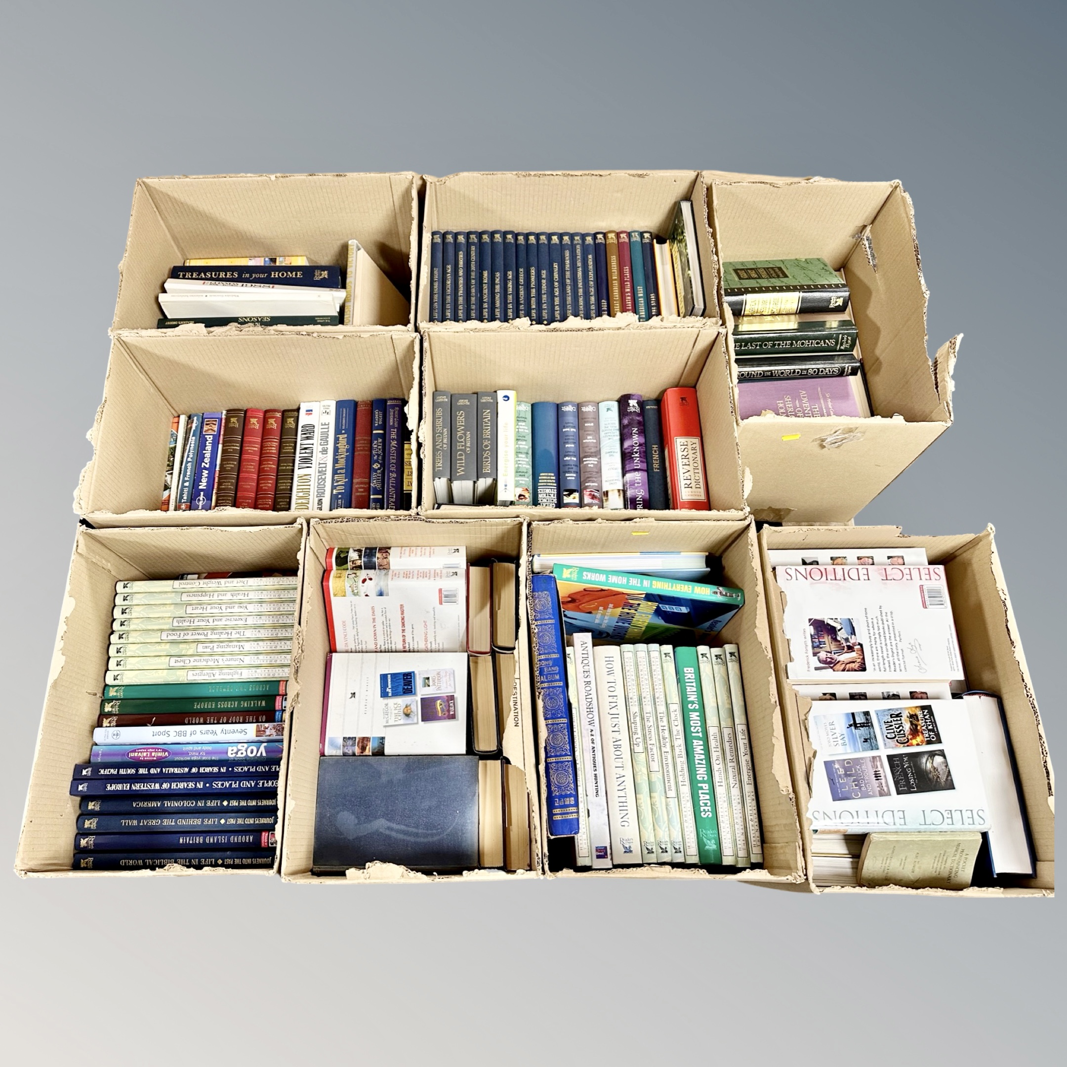 A pallet of Reader's Digest books