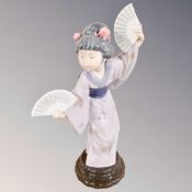 A Lladro figure Madame Butterfly 4991