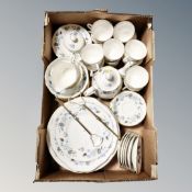 A box of extensive Colclough bone china tea and dinner service
