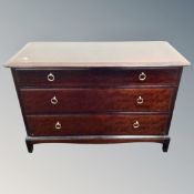 A Stag Minstrel three drawer chest