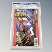 Marvel Comics : Ultimate Spider-Man issue 1, CGC universal grade 9.