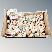 A box of Pendelfin rabbit figures