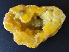 An Agate cave crystal, length 4.