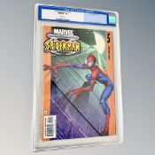 Marvel Comics : Ultimate Spider-Man issue 5, CGC universal grade 9.
